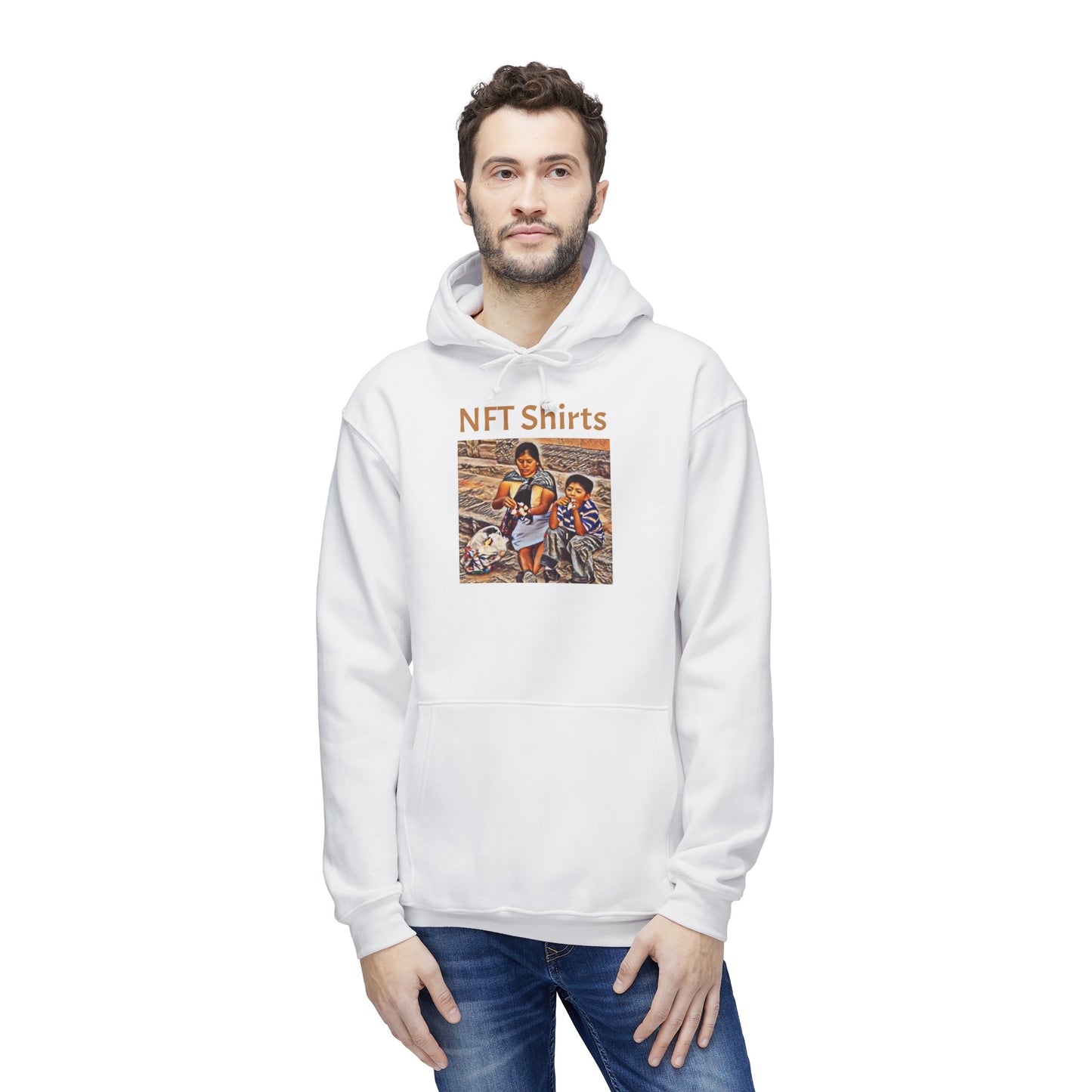NFT-Shirt Collection by Metagen DAO. Unisex Hooded Sweatshirt, Made in US
