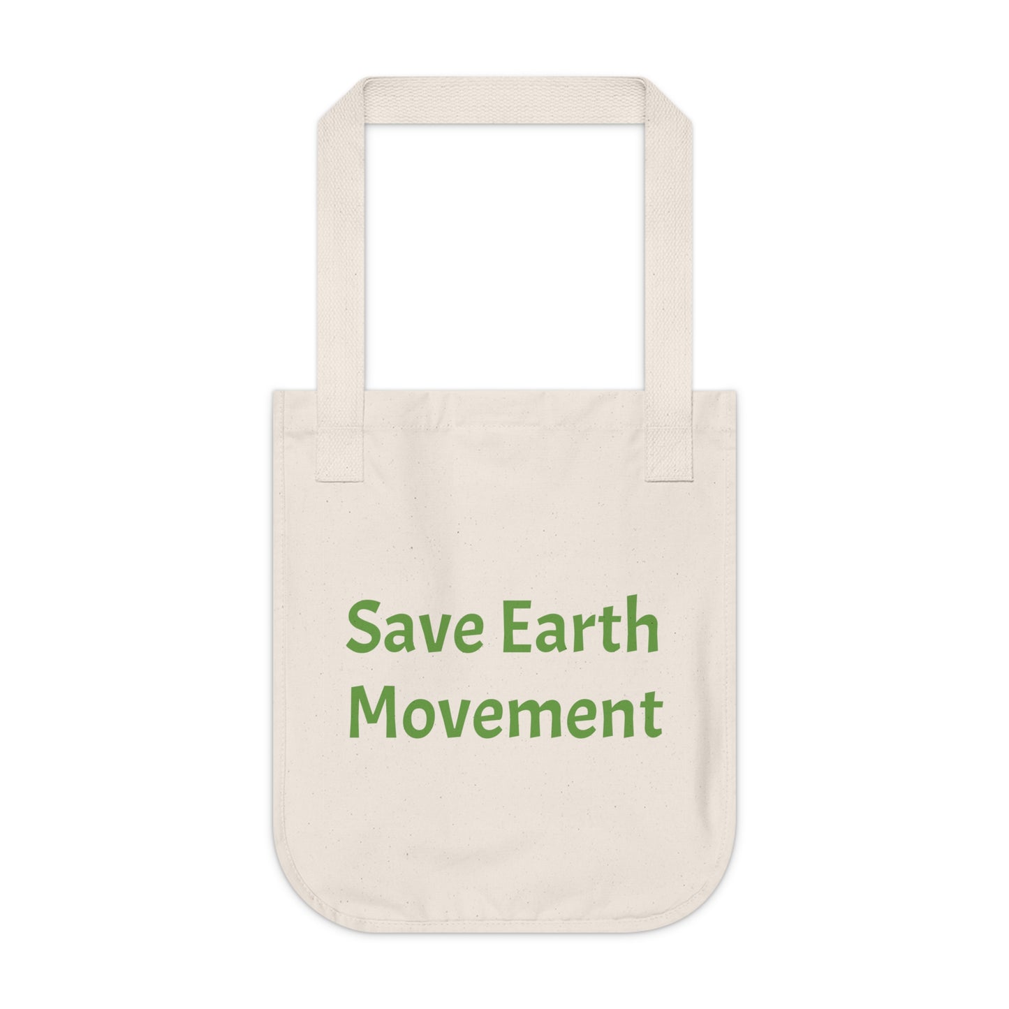 Organic Canvas Tote Bag